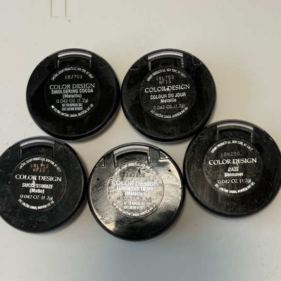 Lancome Eyeshadow Collection - set a 5 neutral shimmer Tones - Picture 3 of 8